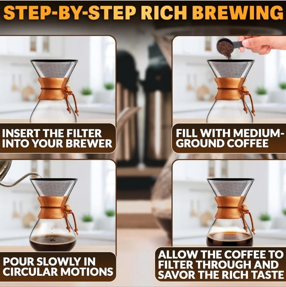 Coffee Filter Reusable Stainless Steel